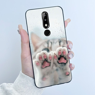Ốp Lưng Cho Nokia 5.1 Plus 6.1 Plus X5 X6 Thẩm Mỹ Sang Trọng Dễ Thương Thoáng Mát Bé Trai Bé Gái silicon Mềm Vỏ Điện Thoại Ốp Lưng Đen Mờ
