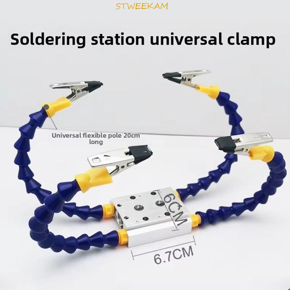 STWEEKAM Hàn Giúp Tay, Thiết Kế Bạch Tuộc Kẹp Bàn Hàn Cánh Tay Linh Hoạt, Đa Chức Năng 1-6 Cánh Tay Kẹp Bàn Ổn Định Cố Định Hàn Trạm PCB Dụng Cụ Sửa Chữa