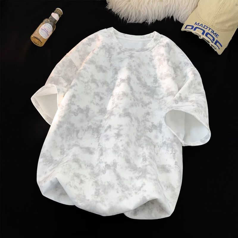 Áo thun ngắn tay tie-dye màu tím cho bé - Phù hợp trang phục hàng ngày