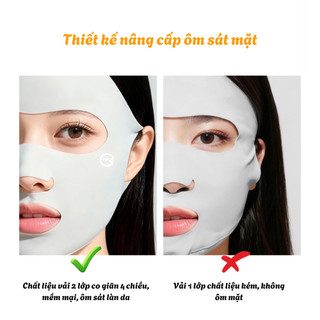 Khẩu Trang Chống Nắng Che Mặt Thiết Kế Hở Mũi Miệng Vải Lanh Thoáng Khí Bảo Vệ Da Khi Ra Ngoài