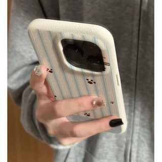 Dành Cho IPhone 17 16 15 14 Plus 13 12 11 ProMax X XR XS MAX 7 8 PLUS Dễ thương sọc Puppy trường hợp điện thoại