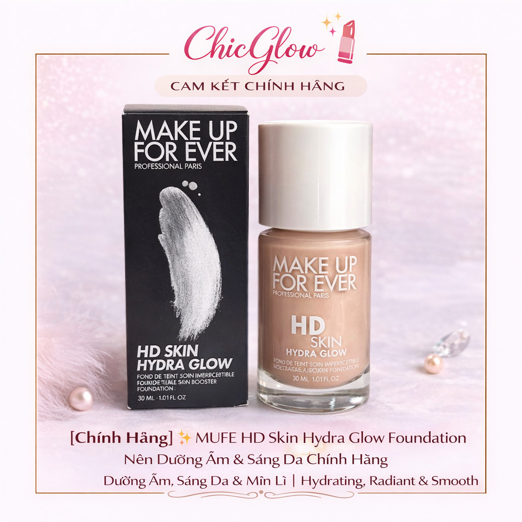 【Chính Hãng】Kem Nền Mịn Lì 𝕄𝕒𝕜𝕖 𝕌𝕡 𝔽𝕠𝕣 𝐸𝕧𝕖𝕣 𝐌𝐔𝐅𝐄 𝐇𝐃 𝕊𝐊𝐈𝐍 / 𝐇𝐃 𝕊𝐊𝐈𝐍 𝐇𝐘𝐃𝐑𝐀 𝐆𝐋𝐎𝐖 𝐅𝐨𝐮𝐧𝐝𝐚𝐭𝐢𝐨𝐧 30ml Fullsize