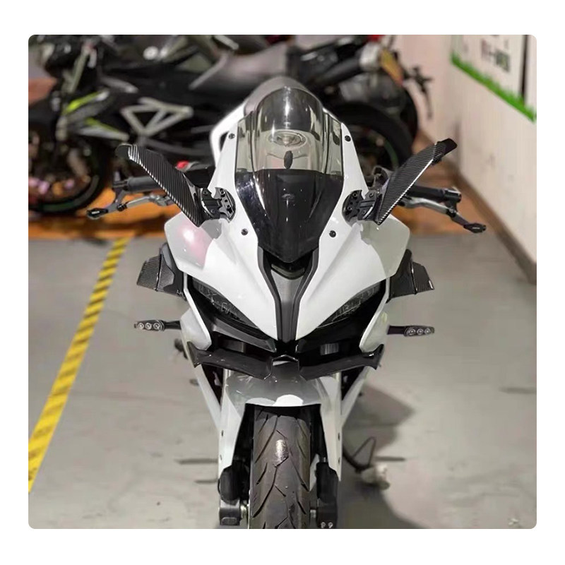 DÀNH CHO KAWASAKI ZX4R ZX4RR ZX10R ZX25R Xe Máy Cánh Gương Gấp Phía Sau Gương Thể Thao Nhôm CNC Có Thể Điều Chỉnh