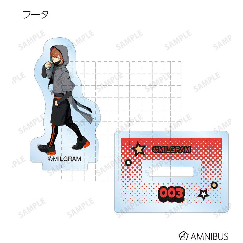 Chân đế Mini Acrylic MILGRAM - Futa Kajiyama, Mu Kusunoki, Kotoko Yuzuriha, Bộ sưu tập hình Anime