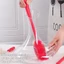Bàn chải làm sạch silicon tay cầm dài Cinna có bàn chải làm sạch pipet tích hợp cho chai điều dưỡng Cốc và đồ dùng nhà bếp