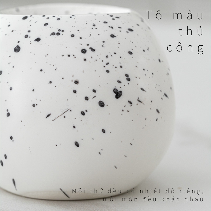 Lò Xông Tinh Dầu Bằng Gốm - Phong Cách Bắc Âu Retro, Dùng Nến Tealight, Trang Trí & Tỏa Hương Cho Phòng Ngủ, Làm Việc