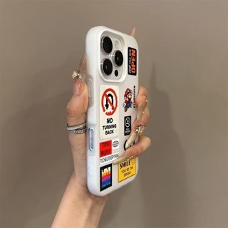 Ốp lưng iPhone 17 16 15 14 13 12 11 Pro Max X XR Max 7 8 Plus Dễ thương Mario trường hợp điện thoại