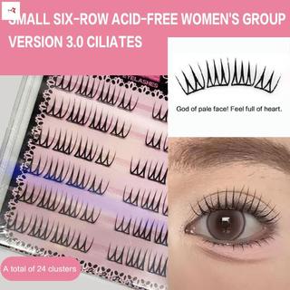 Lông mi giả phong cách K-Pop 7-13mm Chiều dài hỗn hợp Lông mi sợi đen C-Curl tự nhiên để trang điểm bữa tiệc hàng ngày