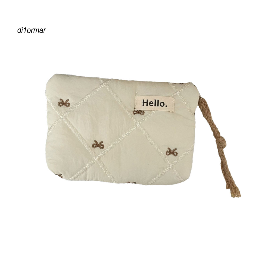 DI Quilted Ví Nhỏ Dễ Thương Cotton Quilted Hoa Ví Đựng Tiền Xu Mini Dây Kéo Túi Đựng Mỹ Phẩm Du Lịch Nhỏ Dễ Thương Cho Nữ Bé Gái – Hoàn Hảo Cho Máy Ảnh Kỹ Thuật Số