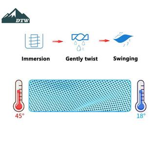 Khăn thể thao làm mát microfiber sấy khô nhanh dùng ngoài trời, phù hợp tập luyện và cắm trại