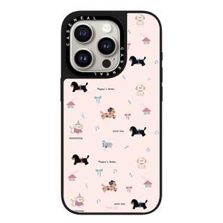 CASENEAL Graffiti Xúc Xích Chó Gương Chất Lượng Cao Ốp Lưng Điện Thoại Thích Hợp Cho iPhone 17ProMax 17pro 17 air 16promax 16 15promax 15 14promax 13 13promax Ốp Lưng Cứng Chống Rơi Thời Trang