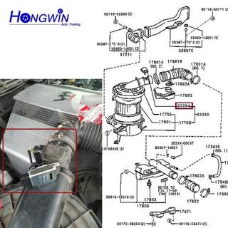 22204-75020 AFH70M-17 Máy Đo Lưu Lượng Không Khí Cảm Biến MAF Cho Xe Lexus GX LX 470 570 Toyota 4Runner Auris Hiace Hilux Prius 2220475020 AFH70M17 7Y26