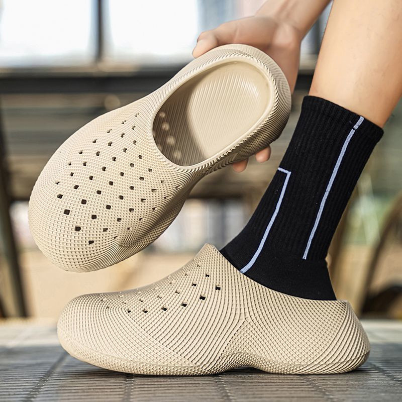 ASHALI Giày Sandal Đệm Không Khí Đế Dày Nam Mùa Hè Mặc Ngoài Chống Trơn Trượt Chống Sốc Thoáng Khí | BigBuy360 - bigbuy360.vn