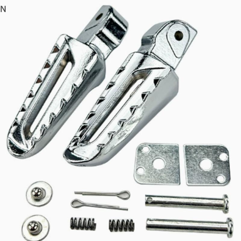 NS Honda Cli Beat FI Phía Sau Chân Cặp Hợp Kim Thép Bền Xe Máy Hành Khách Chốt Cho V2 V3 Mẫu Lắp Đặt Dễ Dàng NS