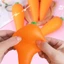 PPY Thực Tế Hình Cà Rốt Đồ Chơi Giảm Căng Thẳng Co Giãn Mềm Cà Rốt Giảm Căng Thẳng