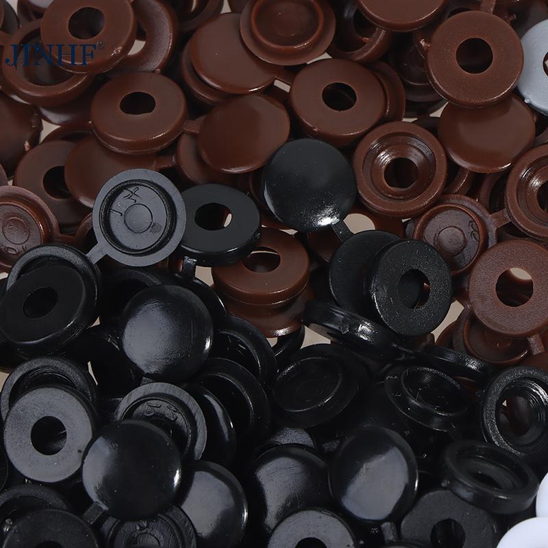 JINHF 100 Chiếc Nắp Đầu Vít Thiết Thực Tự Bắt Vít Đai Ốc Bu Lông Vỏ Bảo Vệ HOT