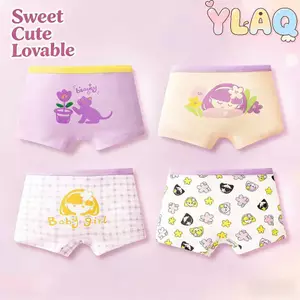 Quần lót trẻ em hoạt hình dễ thương Quần lót mềm mại thoáng khí để mặc hàng ngày Quần lót bé gái thoải mái ﻿