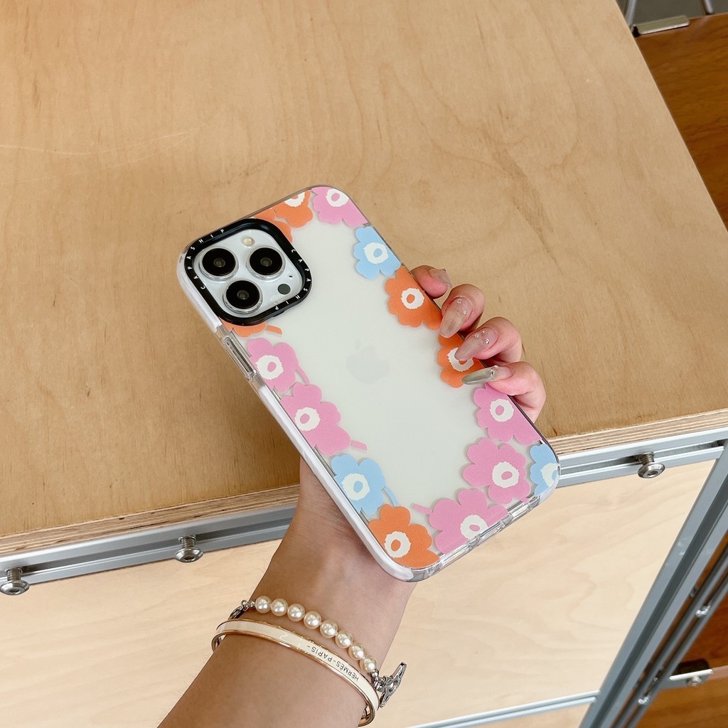 CAPASHIP Hoa Anh Túc Vẻ Đẹp Nguy Hiểm Đen Trắng Mềm Vỏ Tương Thích Cho iPhone 17 Pro Max Air Plus 16 / 15 / 14 / 13 / 12 / 11 / XR / X / XS / SE / 8 / 7 / 6