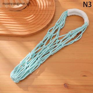Túi lưới dệt di động đựng chai rỗng/cốc, túi đựng chai nước có thể gập lại, thiết kế thực tế