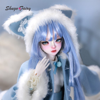 1 / 4 Bóng Khớp Búp Bê Sadie Nước Xanh Nàng Tiên Cá Core Anime Cô Gái Giả Tưởng Đại Dương Nữ Trọn Bộ Đầu Nhựa Điêu Khắc Shugafairy