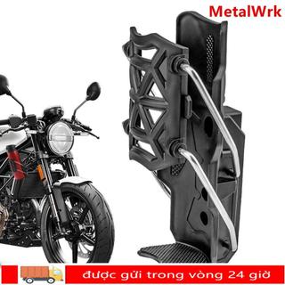 Giá đỡ chai nước METALWRK, có thể xoay 360 độ, phù hợp cho xe đạp và xe máy, tay cầm màu đen bền bỉ
