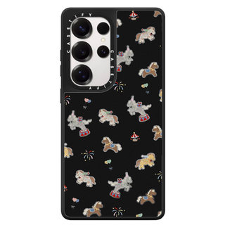 Từ Điểm Sóng Ngựa Gương Cứng Phone Case Dành Cho Samsung Galaxy S25 24 23 UItra S25 24 23 Plus Vỏ Bảo Vệ Chống Sốc