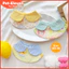 Khăn Nước Bọt Cho Thú Cưng Dễ Thương Macaron Màu Kẻ Sọc Yếm Cho Chó Chó Nhỏ Mèo Trang Trí Muppet Anh Ngắn
