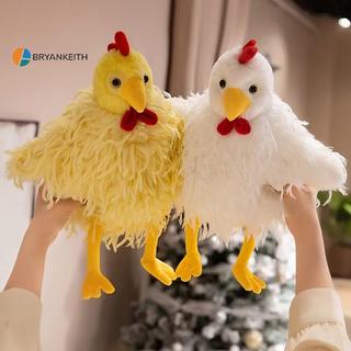 BRYANKEITITH Gà con sang trọng 28cm / 11.02 inch dễ thương. Thiết kế gà trống thực tế, mềm mại và thoải mái để trang trí nhà cửa. Món quà sang trọng, hoàn hảo cho sinh nhật và Giáng sinh. COD