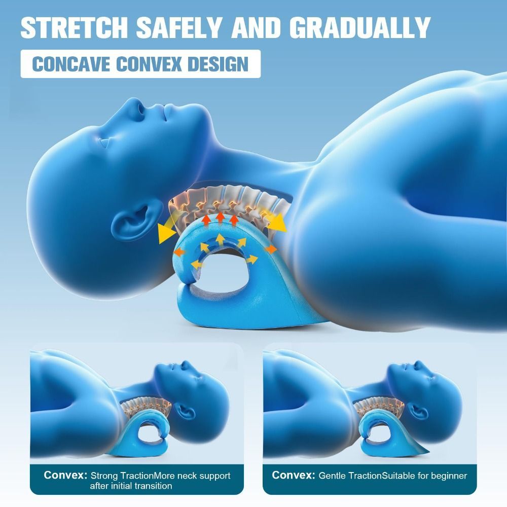 Gối cáng cổ SHUPUN, Gối Massage thư giãn cơ bắp hình chữ C, Giảm đau cột sống cao cấp Hỗ trợ cột sống Thư giãn vai Chỉnh sửa tư thế