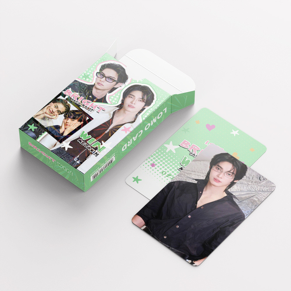 92 Chiếc BRIGHT WIN Lomo Thẻ Ngôi Sao Thái Dán Photocards 2gether Series Thái Phim Truyền Hình Bưu Thiếp YM