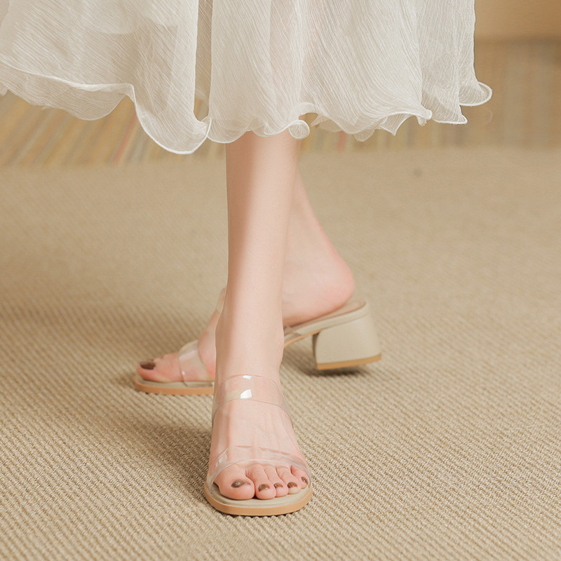 Size Lớn 34-43 Giày Sandal Da Cừu Nữ Mùa Hè Phù Hợp Không Mệt Mỏi Pháp Phong Cách Cổ Tích Một Dây Đeo Phù Hợp Với Váy O06D
