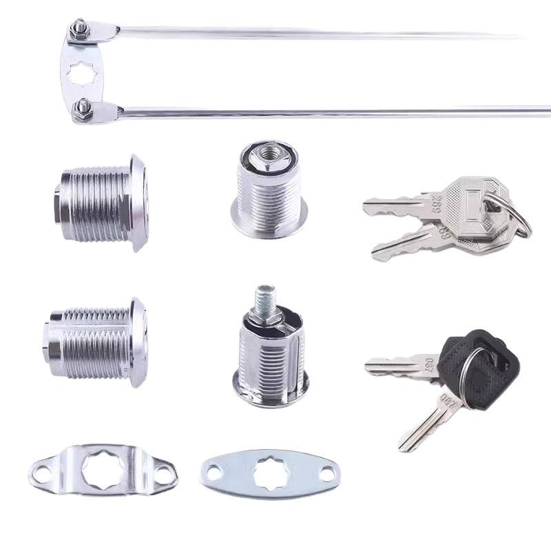 ✪Tập Tin Khóa Tủ Văn Phòng Tủ Thiếc Khóa Cửa Trên Dưới Liên Kết Khóa Nhân Viên Khóa Khóa Xi Lanh Tủ Tập Tin Hộp Thư Khóa