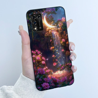 Dành Cho ZTE Libero 5G II / 5G iii Ốp Lưng Hình Trái Tim Thời Trang Thỏ Dễ Thương Cho ZTE Libero 5G II Ốp lưng Silicon Mềm Màu Đen TPU Ốp Lưng