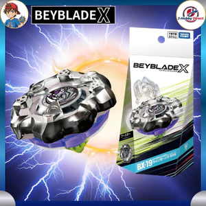 BEYBLADE X BX-19 Booster 3-80S Metal Blade Rhinohorn Ratchet 3-80 Bit S Defense Clockwise rotation