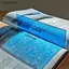 NS Độc Đáo Biển Xanh Đánh Dấu Trang Với Cảnh Hoàng Hôn Tuyệt Đẹp Trong Suốt Bookmarker Với Màu Sắc Sống Động NS