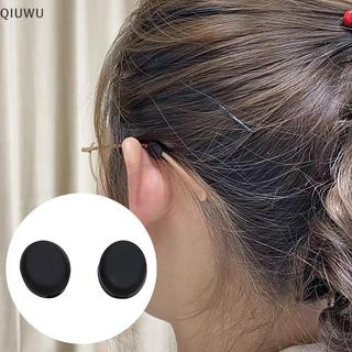 QIUWU 10 Cặp Kính Kẹp Tai Silicon Chống Trơn Trượt Kính Mắt Chân Móc Tai Nút Chặn Braet Phụ Kiện Giá Đỡ Đầu Đền.