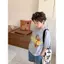 Bé trai Áo Thun phong cách Hàn Quốc, Cỡ Lớn, Mùa Hè, Trẻ Em, Quần Áo, Cho Mùa Hè
