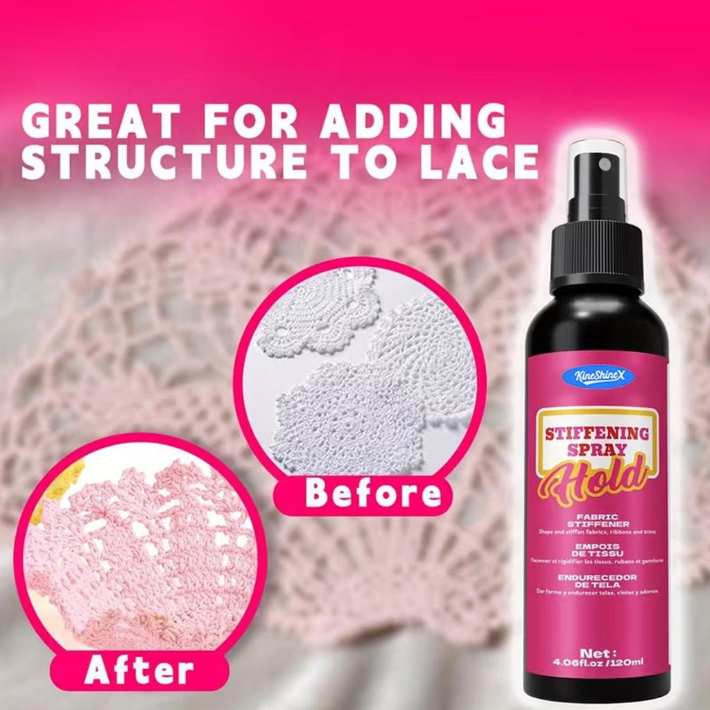 Xịt Làm Cứng Vải 120ml Lâu Dài Nhanh Khô Sụp Ngăn Ngừa Sọc Cứng Định Hình Vải shopidaevn