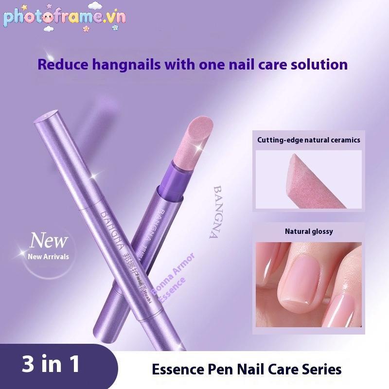 Photoframe 3In1 Gốm Nail Cuticle Oil Brighten Dưỡng Ẩm Móng Tay Loại Bỏ Lớp Biểu Bì Bút Ngăn Ngừa Tổn Thương Móng Tay Dụng Cụ Chăm Sóc Làm Móng Tay VN
