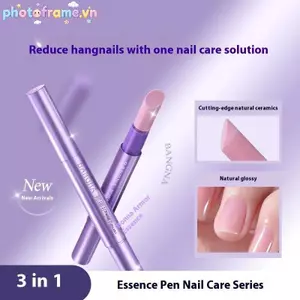 Photoframe 3In1 Gốm Nail Cuticle Oil Brighten Dưỡng Ẩm Móng Tay Loại Bỏ Lớp Biểu Bì Bút Ngăn Ngừa Tổn Thương Móng Tay Dụng Cụ Chăm Sóc Làm Móng Tay VN