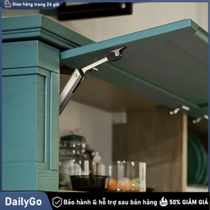 Dụng cụ chặn cửa tủ bằng thủy lực mềm mại Tay nâng hạ / Tay đẩy,Thủy Lực Mềm (Có Đệm),Cho cánh lật (tủ, bàn)