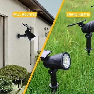 Đèn Chiếu Điểm Năng Lượng Mặt Trời 18 LED Chống Thấm Nước Ngoài Trời Sân Vườn Lối Đi Bãi Cỏ
