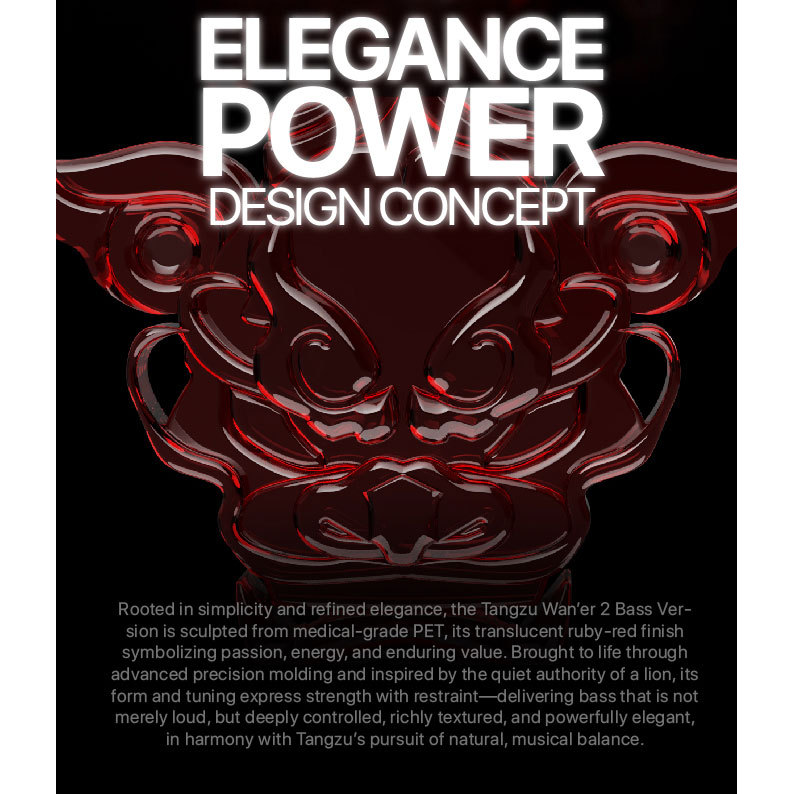 Mới TANGZU WANER 2 Bass Edition Red Lion Dynamic Driver Tai nghe nhét trong tai Âm thanh chất lượng cao Tai nghe có dây