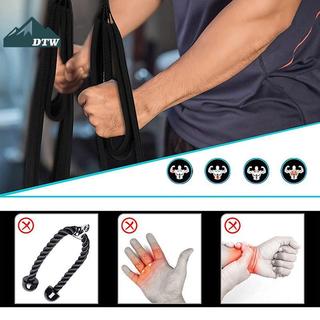 DTW Thể Dục Tricep Dây Kéo Xuống Tập Luyện Tricep Dây Cáp Cắn Ròng Rọc Crunch Kích Hoạt Nhiều Sợi Cơ Bắp Dây Đeo Bicep Thể Thao