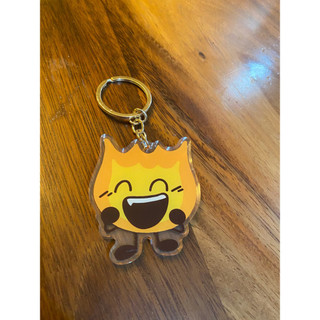 Firey bfdi Acrylic keychain - Bfdi - Battle for dream island - BFB - battle for BFB - Object show Cute