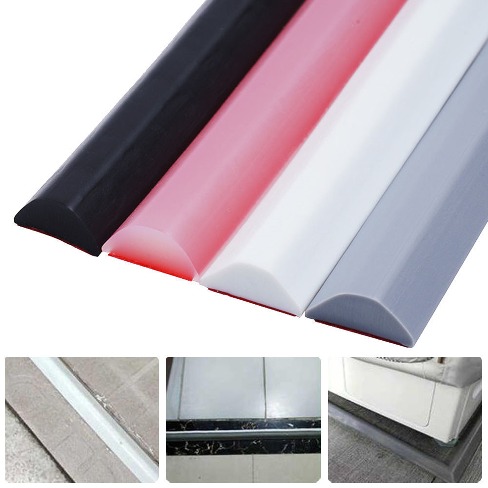 <WELV> Dải chắn nước giữ trong phòng tắm Dải kín silicon tách khô & ướt
