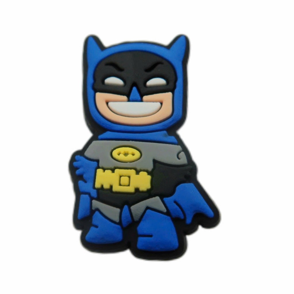 Set 12 Sticker/ Charm gắn dép siêu nhân batman