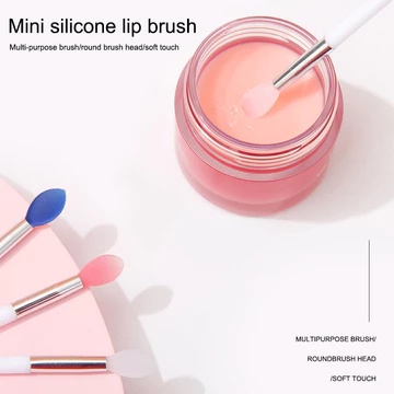 cọ môi cầm tay. cọ son môi silicon Cọ trang điểm môi mini nhỏ gọn