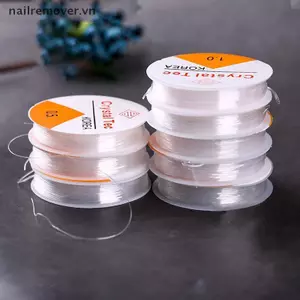 Dây đàn hồi cao su trong suốt cho trang sức DIY - Vòng tay đính cườm mới