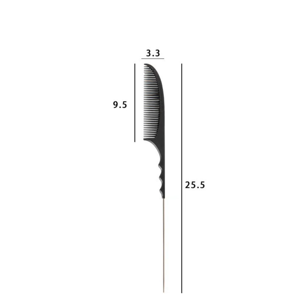 【48h】Lược cá mập đa năng cán inox, vừa dùng chải tóc thường ngày vừa hỗ trợ tạo phồng chân tóc khi sấy, tiện lợi.